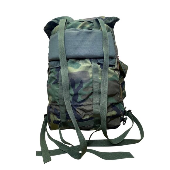Field Pack Combat Men’s Green Camouflage Adjustable Strap Military Backpack - Picture 3 of 12